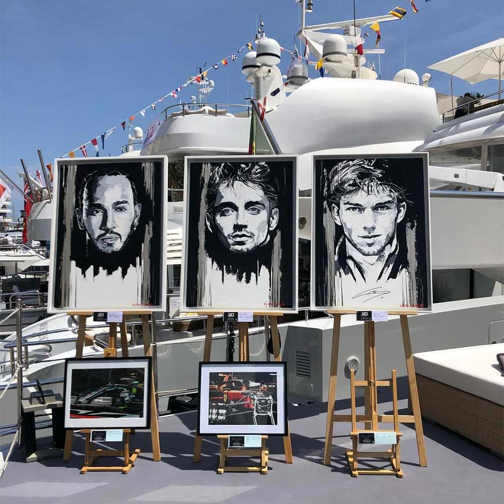 Grand-prix-monaco-F1-peinture-Valerie-Durand